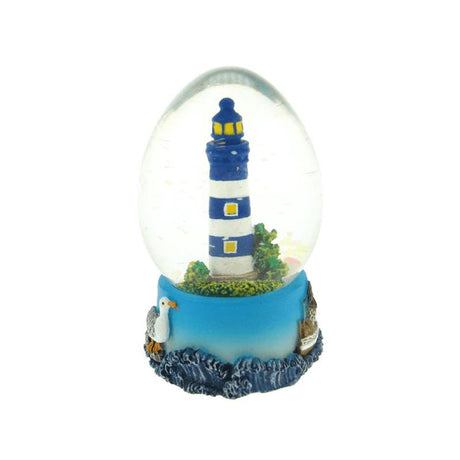 Gerkimex boule tremblante ovale phare bleu 7cm