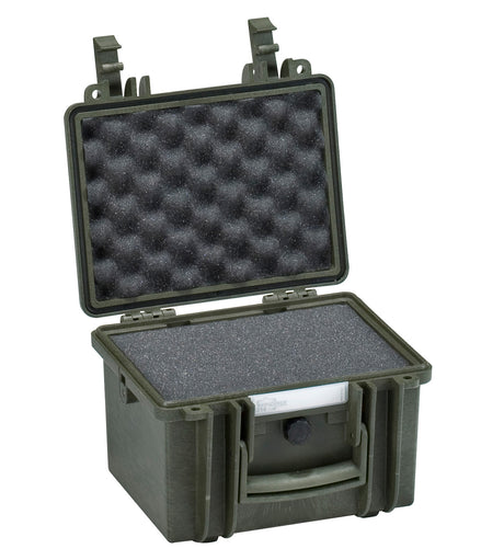 Études d'explorateur 2214 Green de valise avec mousse de cueillette