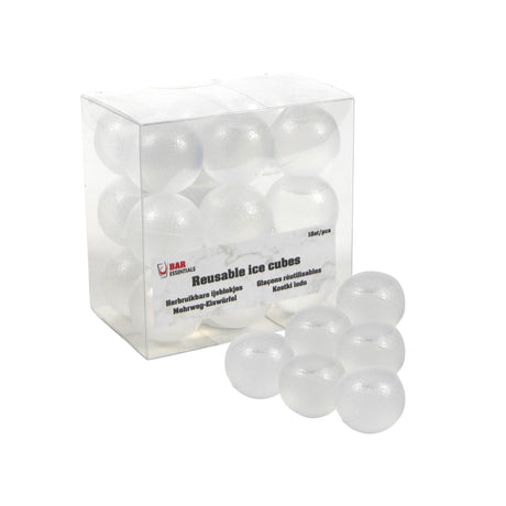 Boule de glaçons blanche 18 pièces