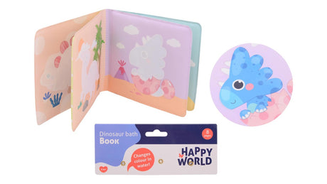 Livre de bain décolorant dinosaure Johntoy Happy World
