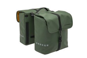 New Looxs Odense Double Bicycle Bag - Green - 39L