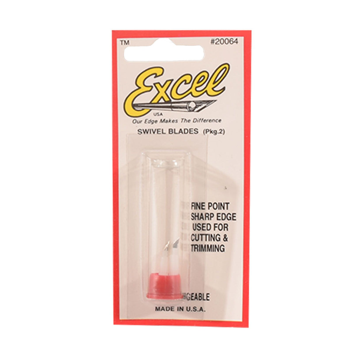 Excel sans marque • lames de rechange pivotantes 2x20064