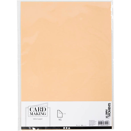 Creativ Company Vellum Paper A4 Naturel, 10 feuilles