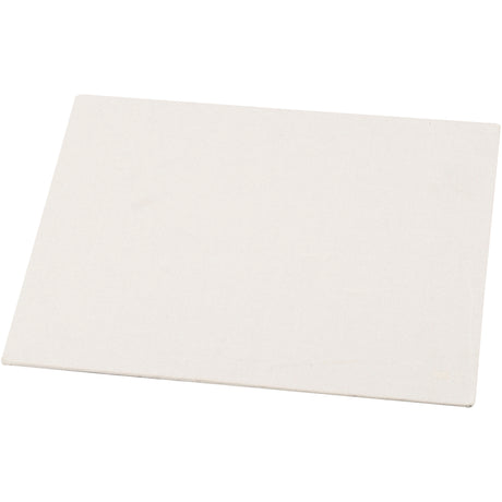 Panneau de toile Creativ company, A3, format 29,7x42 cm, épaisseur 3 mm, 280 gr, blanc, 1 pièce