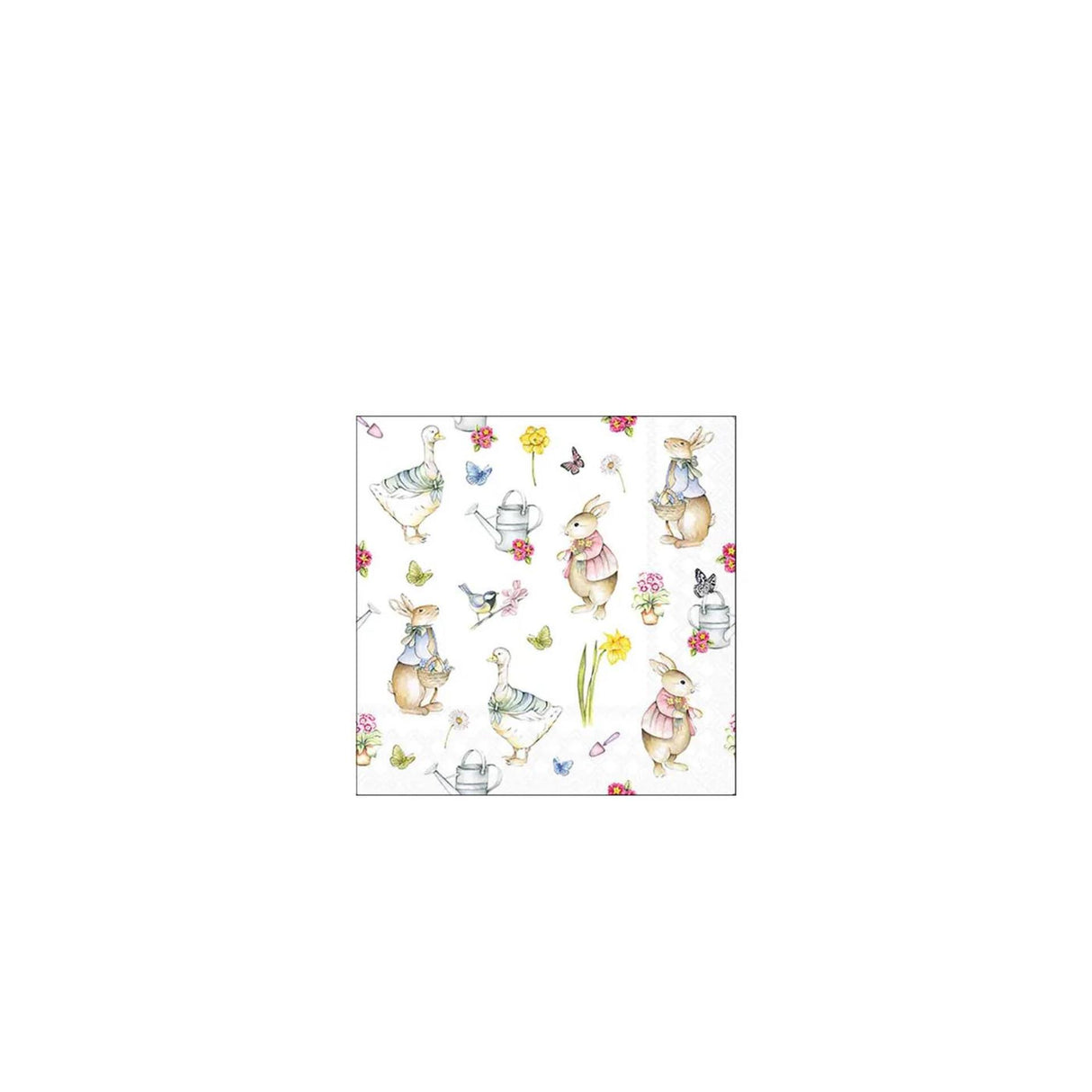 Serviettes Ambiente jardin de Pâques 25cm