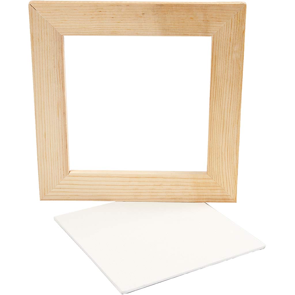 Panneau de toile Creativ Company avec cadre, 20,8x20,8 cm