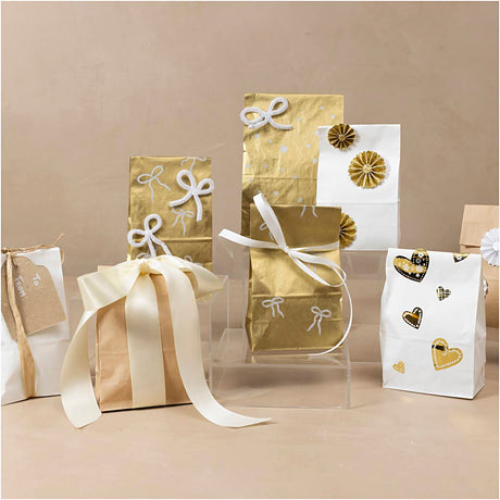 Entreprise créative https: www.ccobby.nl paper-bags-h-22-5-cm-size-6-5x11-cm-50-gr-white-10-piece-1-box