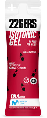 226ers gel isotonique 100mg caféine cola 68g