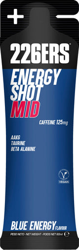 226ers Energy Shot Mid 125mg Caféine Blue Energy Stick 60ml