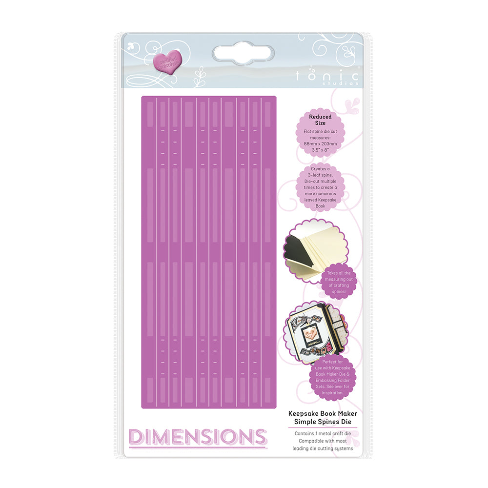 Tonic studios • keepsake book maker simple spines
