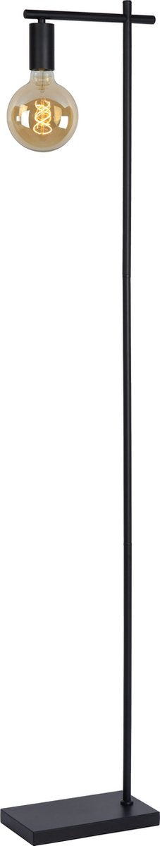 Lucide leanne - lampadaire - 1xe27 - noir
