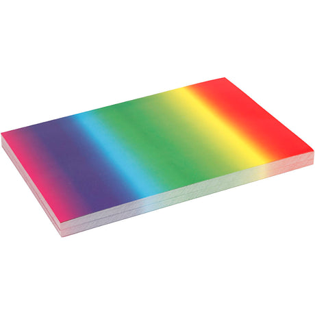 Papier arc-en-ciel Creativ company, a4, feuille 210x297 mm, 180 gr, 100 feuilles 1 boîte
