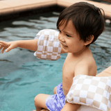 Échec et mat | brassards de natation beiges 2-6 ans