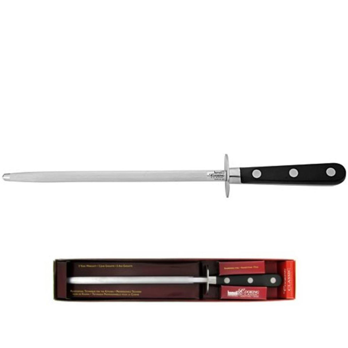 Homeij cuisson classique fusil à aiguiser 23cm