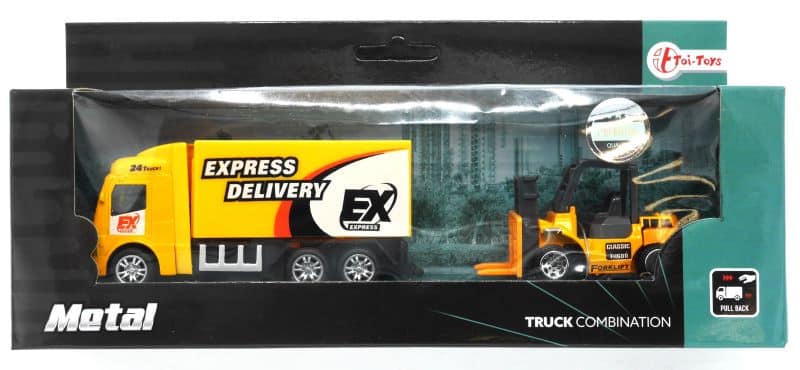 Toi-toys toi toys dépanneuse moulée sous pression avec voiture