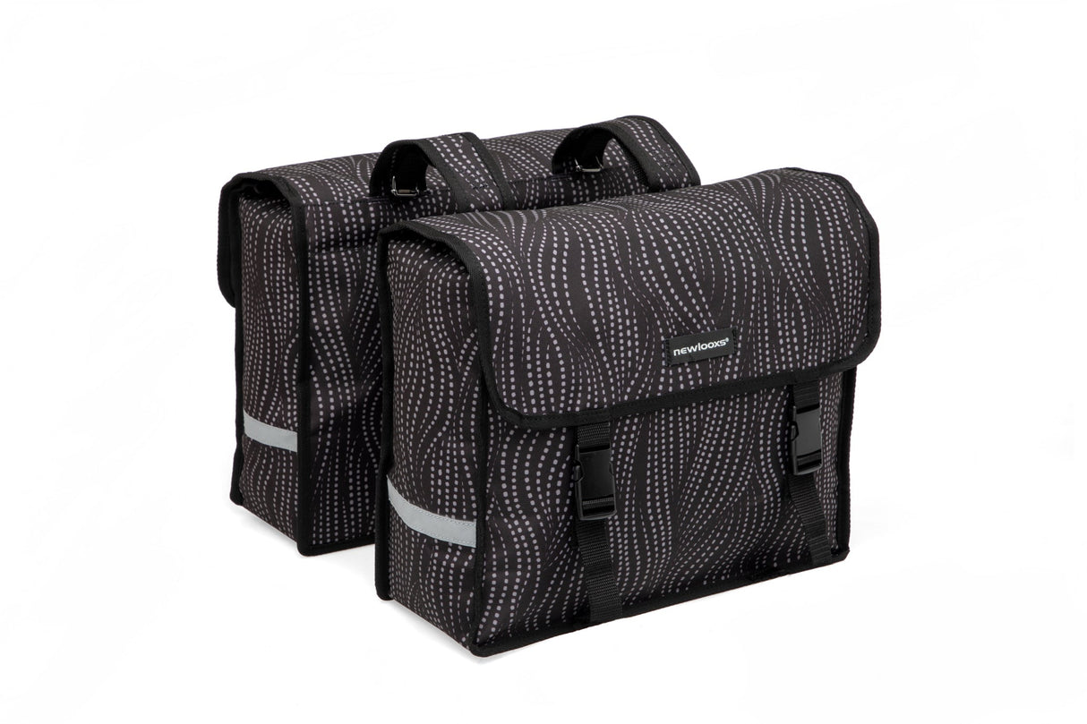 Newloxs Bas Nouveau Double Fiori | Alma | Noir