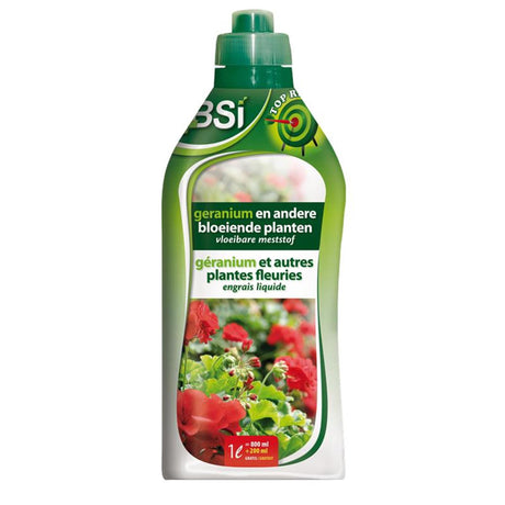 Engrais liquide Bsi pour géraniums et autres plantes à fleurs 1l = 200l