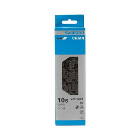 Collier Shimano HG54 10 vitesses - 10v Group de vélo de montagne - Silver - 116 Schakels