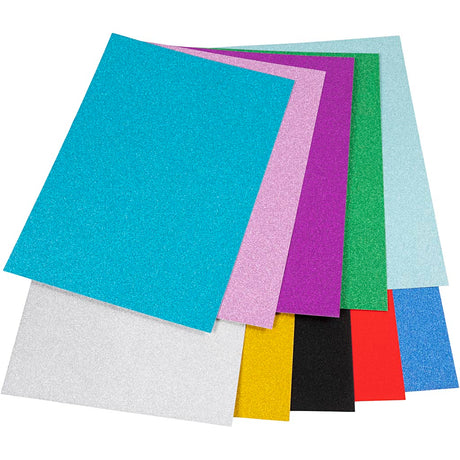 Creativ Company Glitter Cardboard A4, 50 feuilles