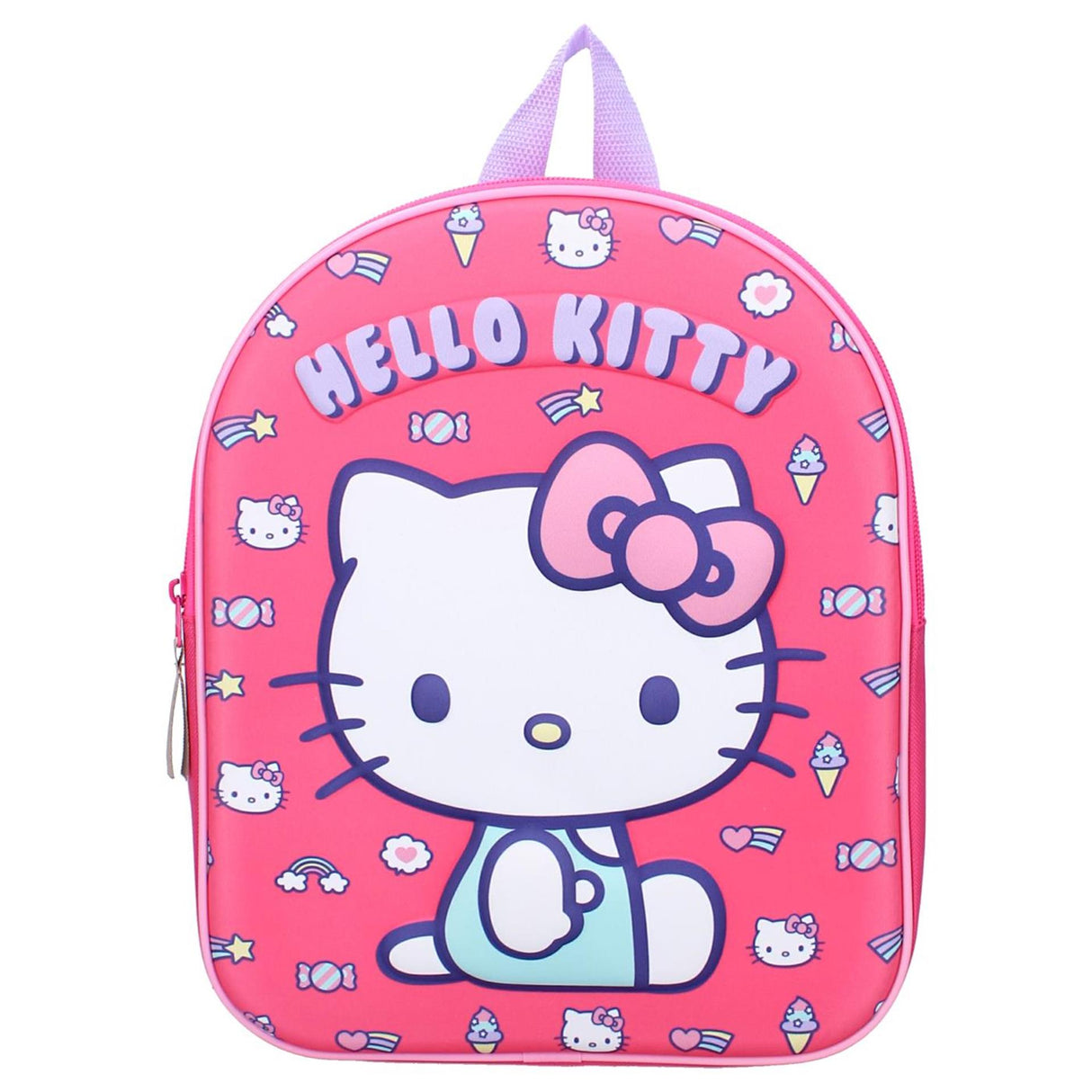 Vadobag sac à dos bonjour kitty 32x26x11cm rose