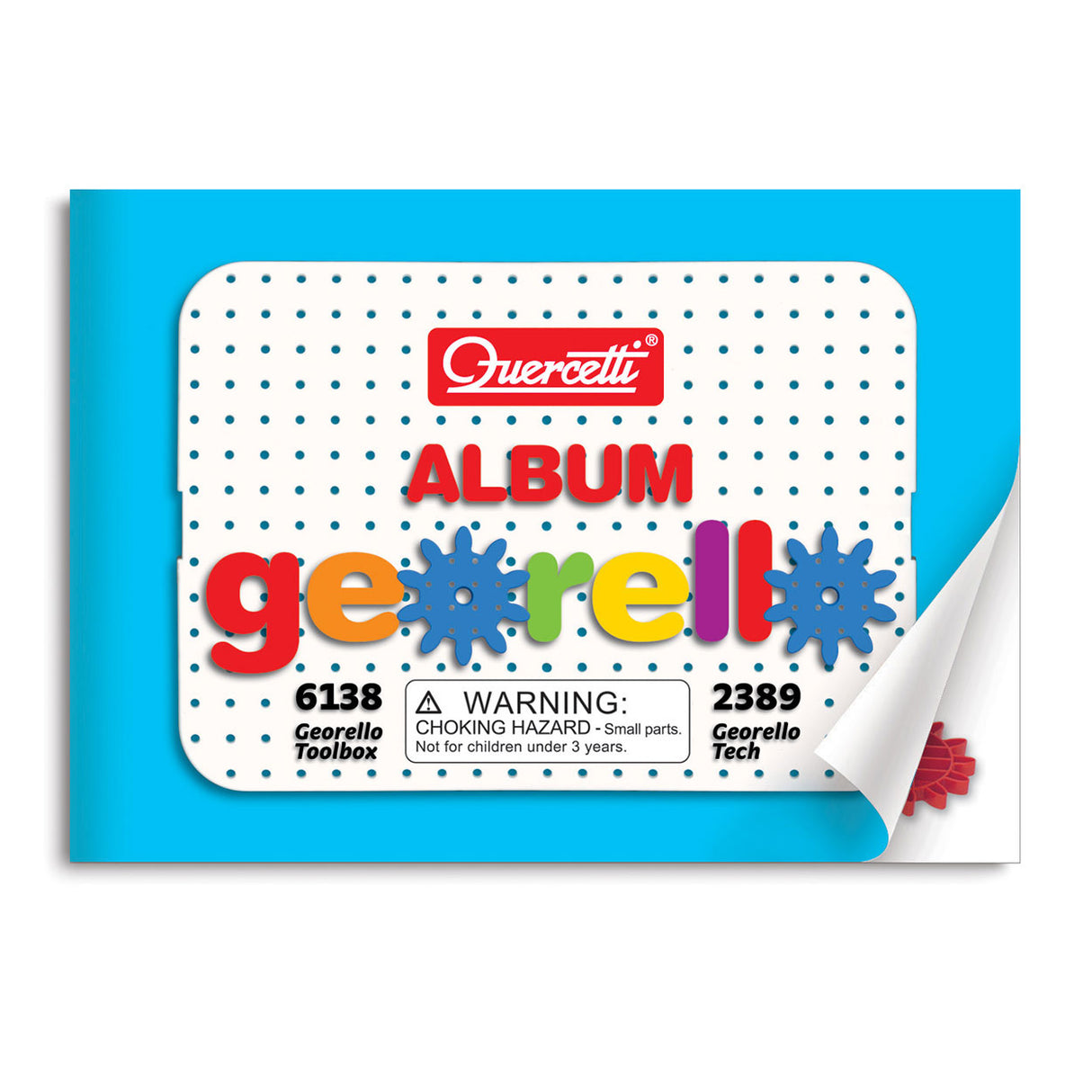 Ensemble de jeu de construction Quercetti, 266 pièces.