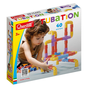 Kit de construction de tubes Quercetti 40 pièces