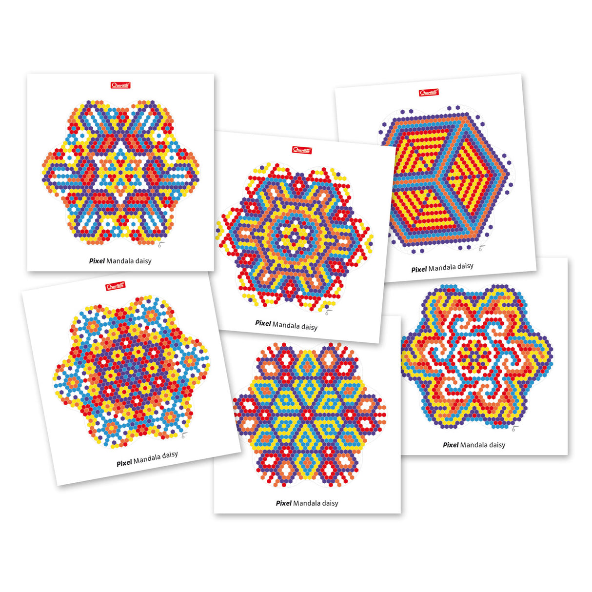 Quercetti Pixel Art Mandala, 1200 broches