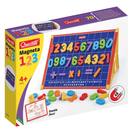 Tableau magnétique Quercetti incl. aimants numérotés, 53 pcs.