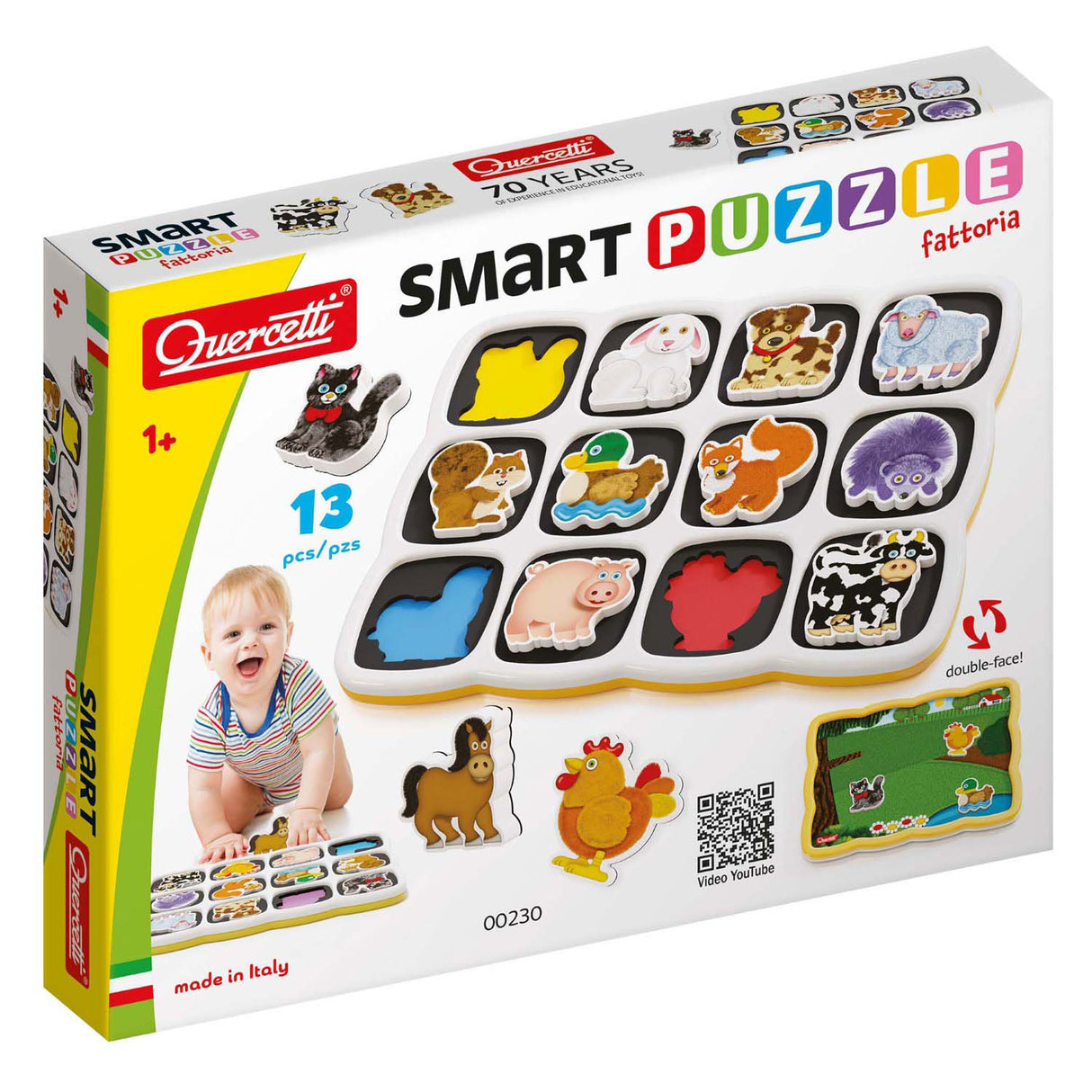 Quercetti Smart Magnet Puzzle Farm