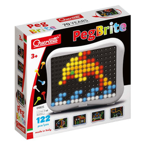 Quercetti peg brite mosaïque LED junior 122 pièces