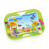 Quercetti nature fun fun et piquets insert mosaïque, 316 pcs.