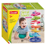 Tour à billes en spirale Quercetti avec boule lumineuse, 10 pcs.