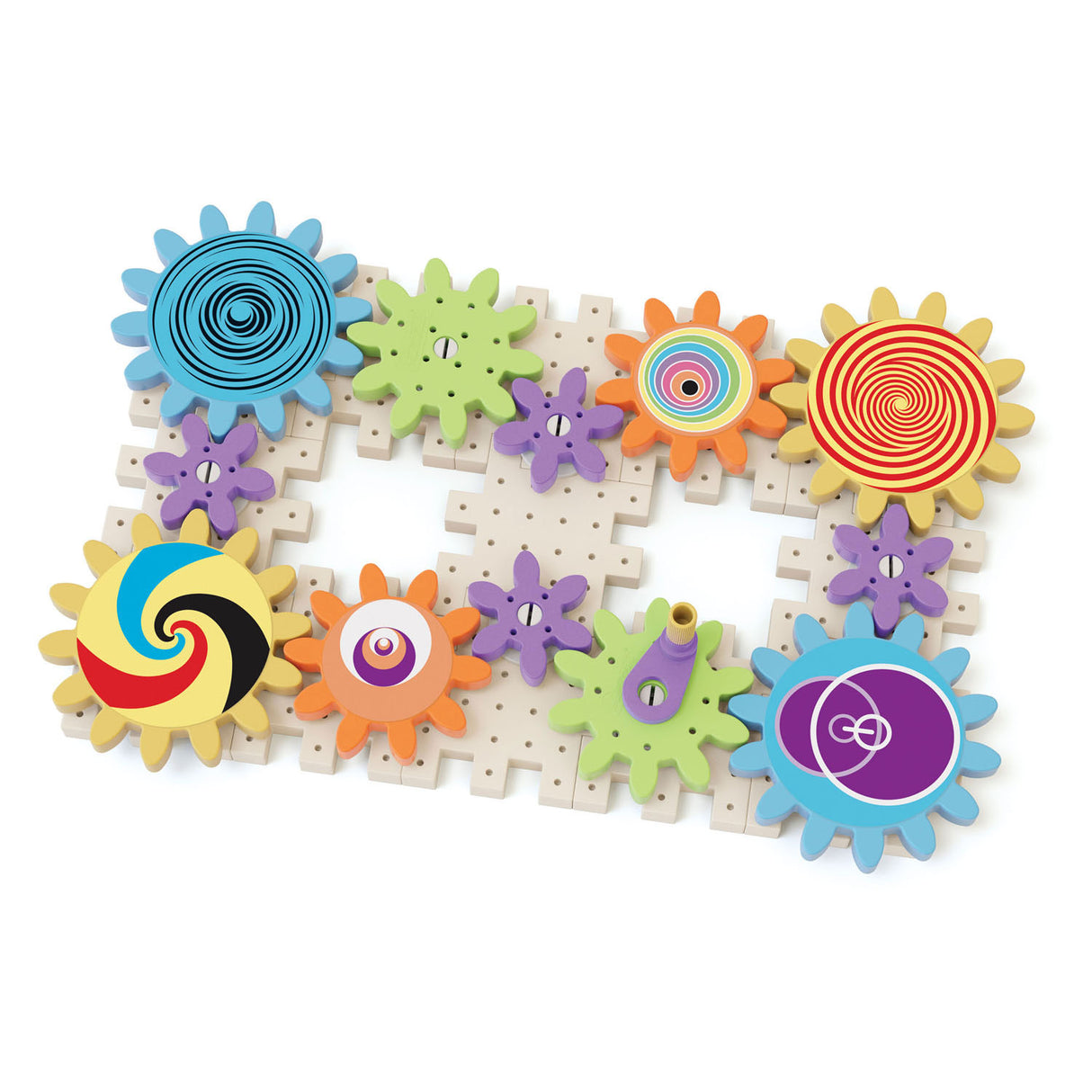 Quercetti Kaleido Gears Play Gear Set, 38dlg.