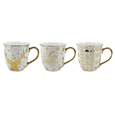 Svenska Living tasse de Noël or 400ml ø11x10,8cm