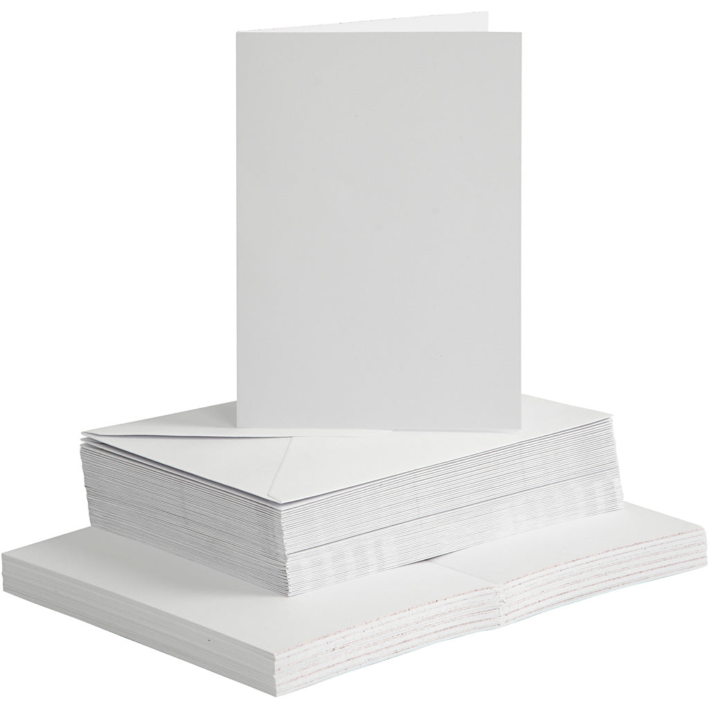 Société créative https : www.ccobby.nl cartes-et-enveloppes-size-card-10-5x15-cm-size-envelope-11-5x16-5-cm-120-240-wit-50-set-1-box