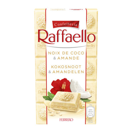 Ferrero raffaello tablette coco amande blanche (8x 90 gr)