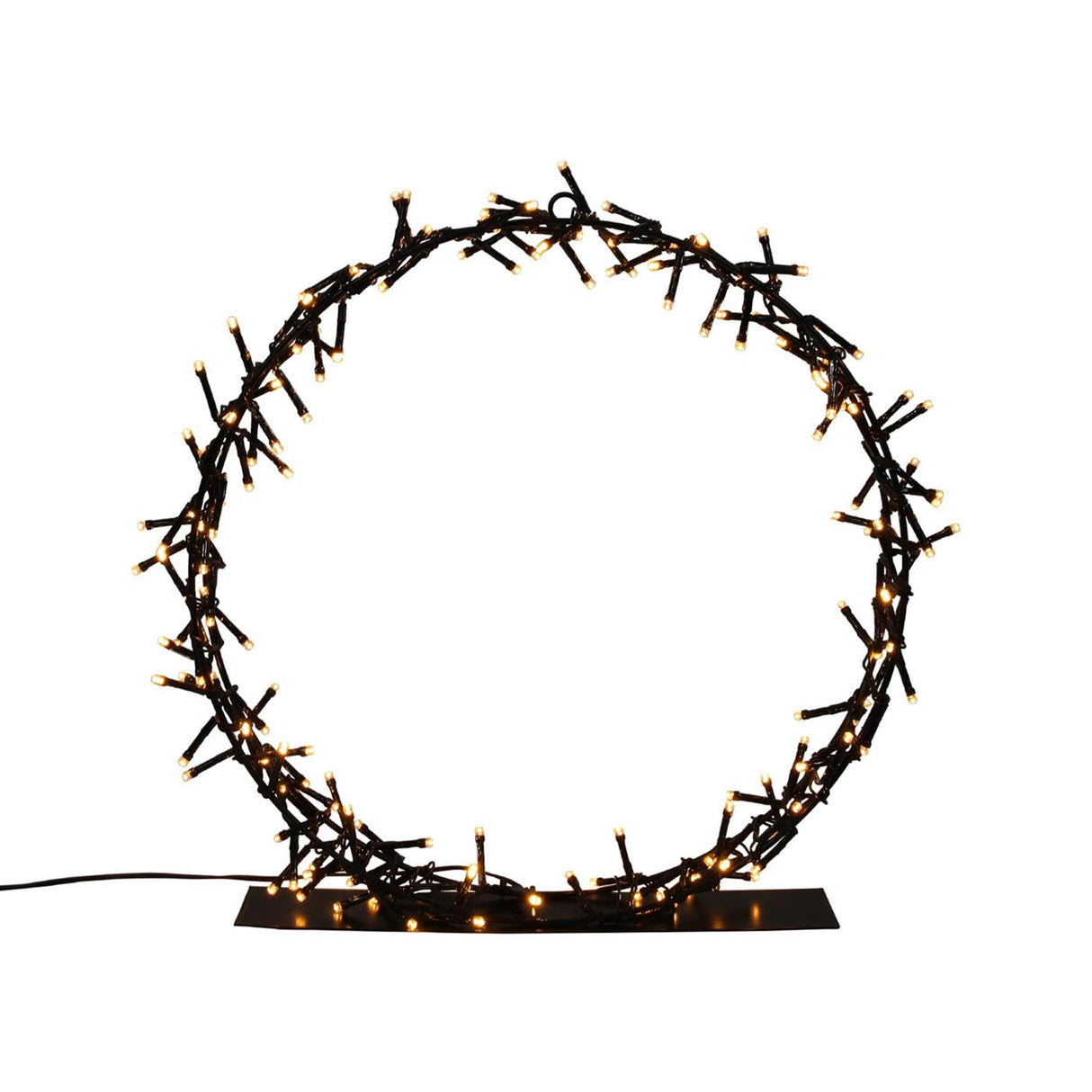 Déco de fenêtre LED Svenska living avec minuterie ø35cm