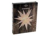 Svenska living star plastique 35cm blanc 4xminuterie chauffée