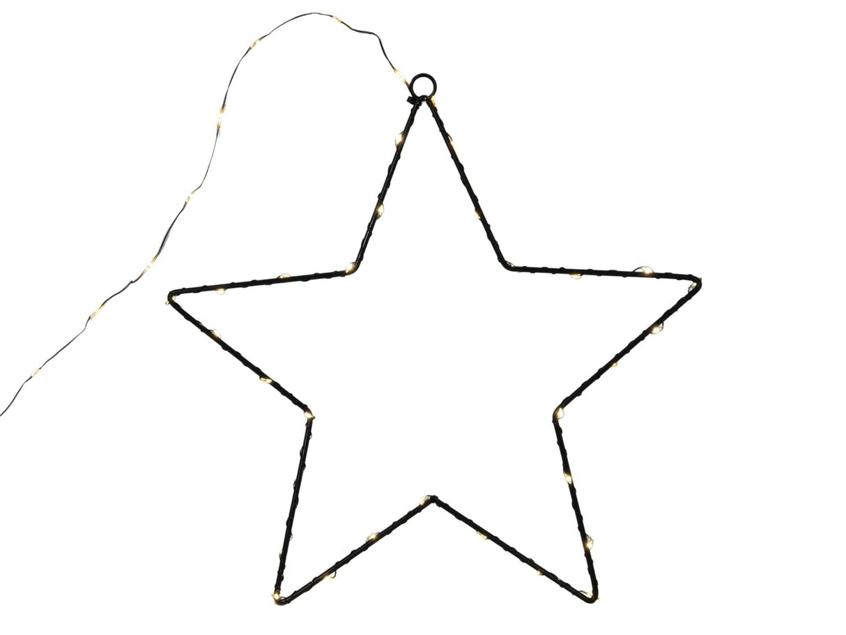 Svenska living star métal 50 LED 40cm blanc chaud