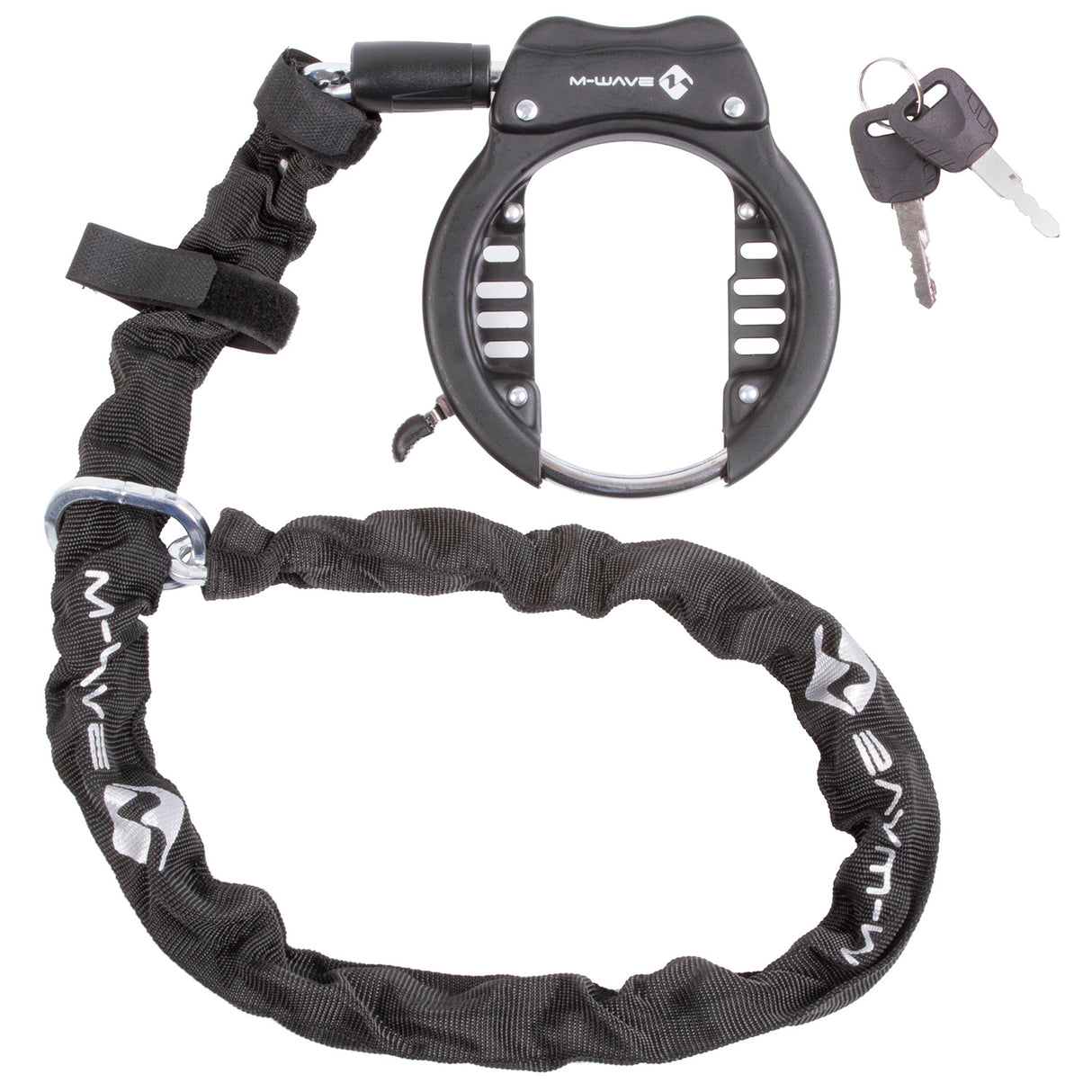 Lock à anneau M-Wave XL avec chaîne d'insertion