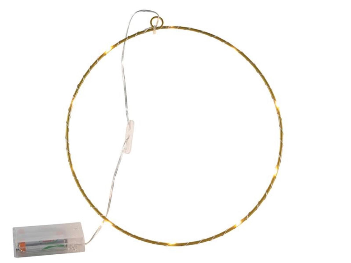 Svenska living décoration métal 25cm or 10LED lampes