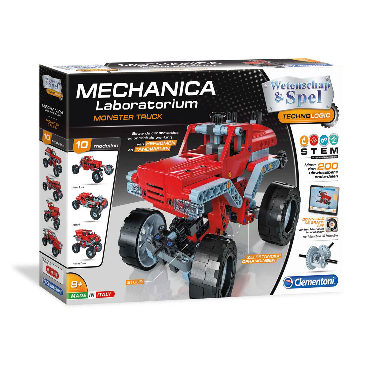 Clementoni Wetenschap Spel Mechanica - Monster Trucks