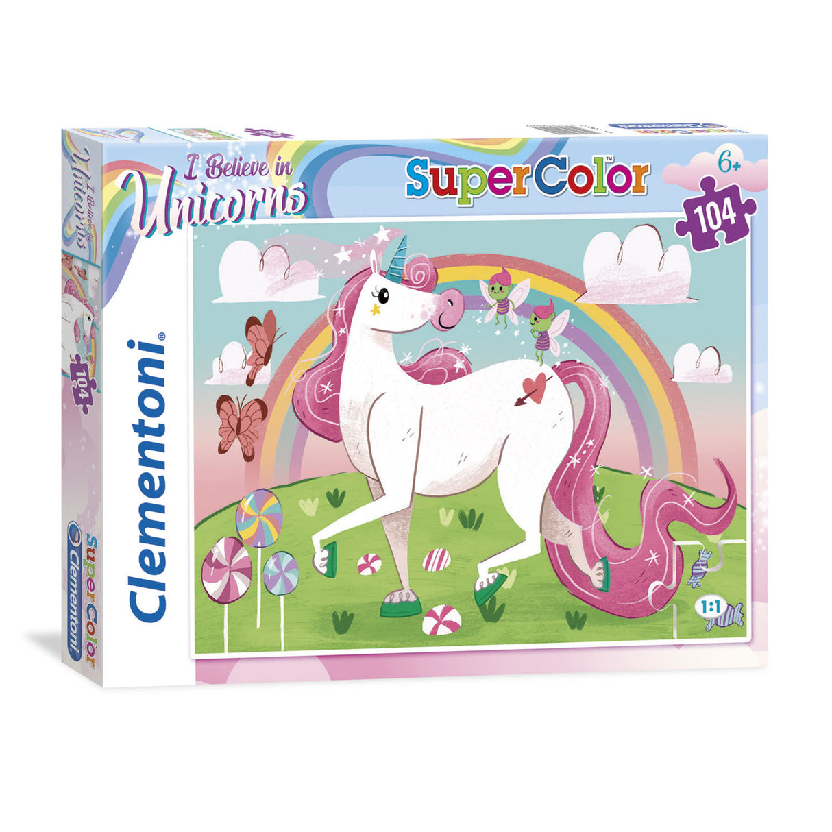 Clementoni Puzzle Unicornio, 104º.