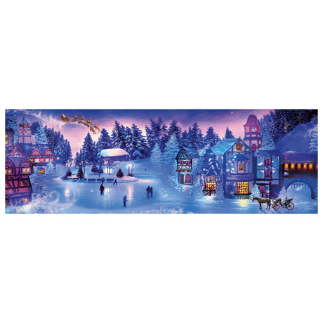 Clementoni Panorama Puzzel Kerst, 1000st.