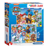 Clementoni Puzzle Paw Patrol, 2x60st.