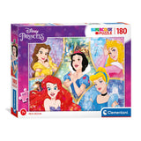 Clementoni puzzle princesse disney, 180 pcs.