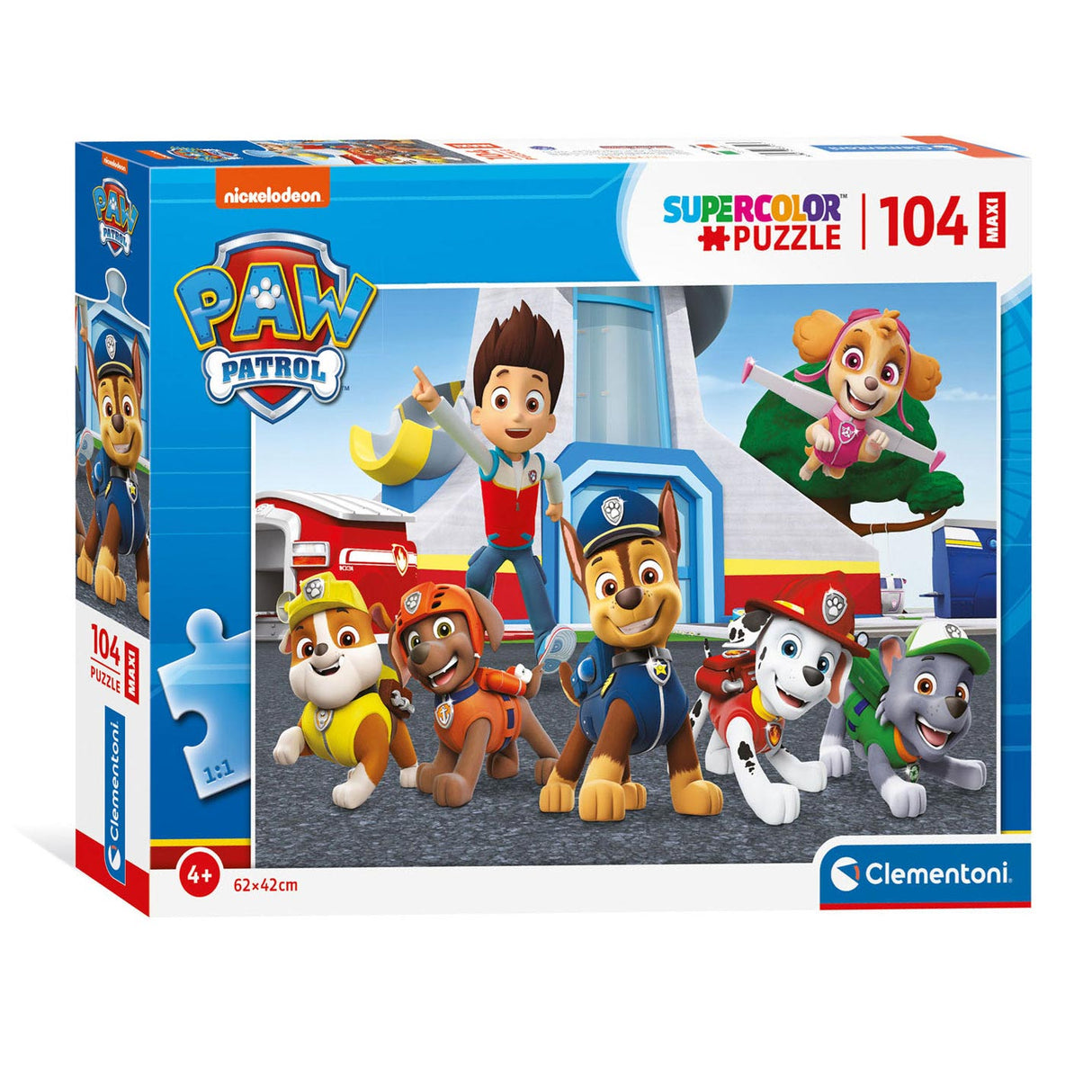 Clementi Maxi Puzzle Paw Patrol, 104st.