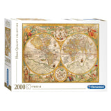 Clementoni Puzzle Mapa del mundo antiguo, 2000.