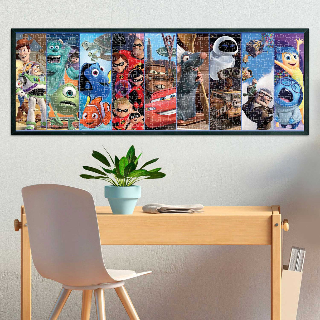 Clementoni Panorama Puzzle Disney Pixar, 1000st.