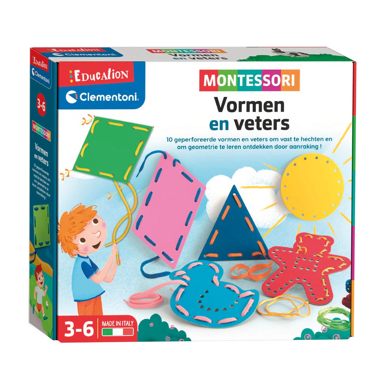 Clementoni Education Montessori Formes et lacets